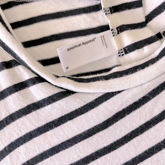 American Apparel Striped Romper - Picture 3 of 3